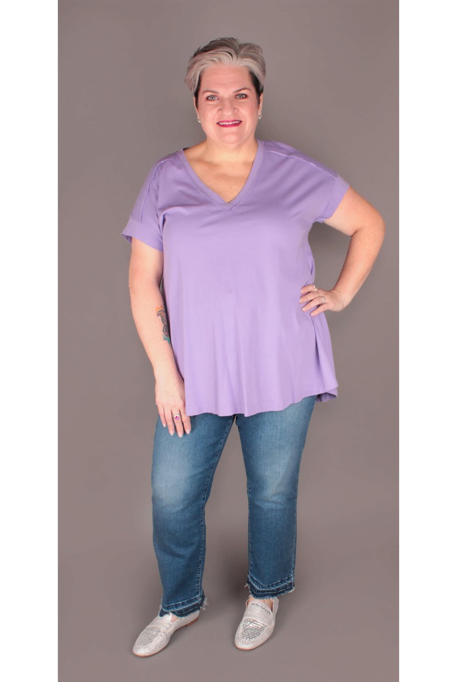 Lilac T-Shirt Tunic 